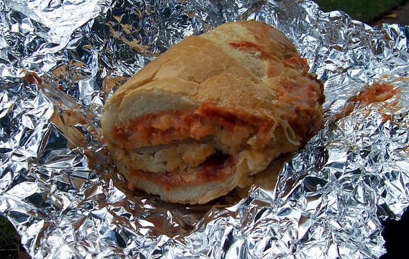 Veal Parmesan Sandwich